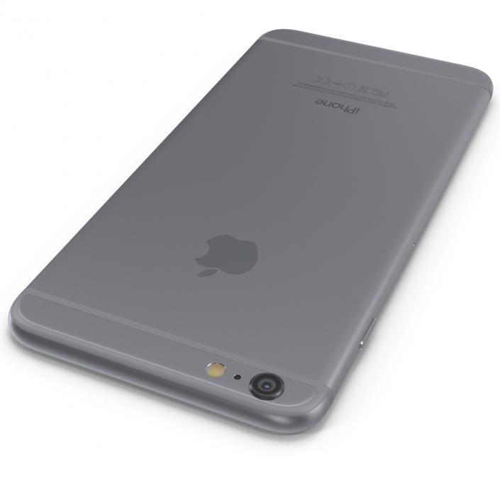 3D iPhone 6 Plus Space Gray 2