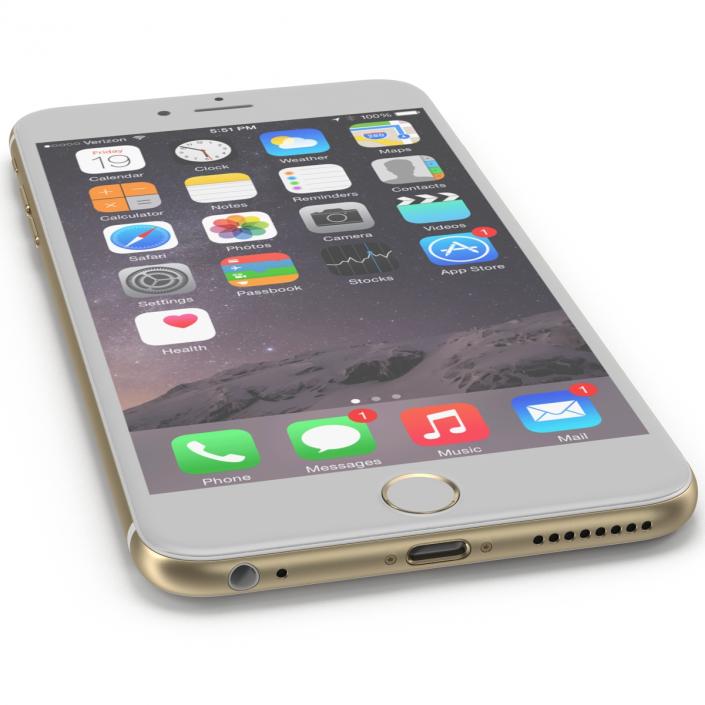 iPhone 6 3D Models Set 2 3D model