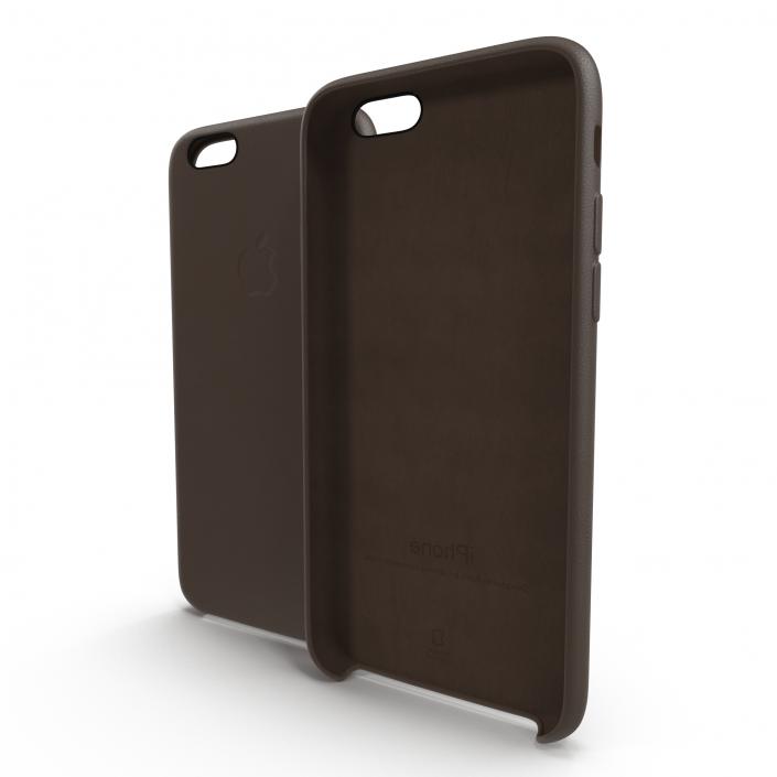 iPhone 6 Leather Case Brown 3D