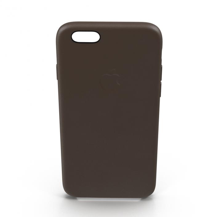 iPhone 6 Leather Case Brown 3D