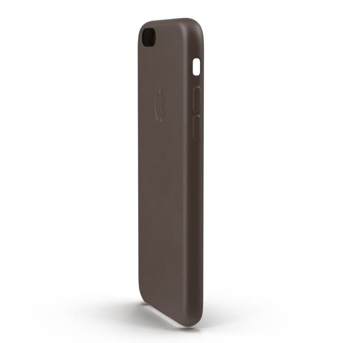 iPhone 6 Leather Case Brown 3D