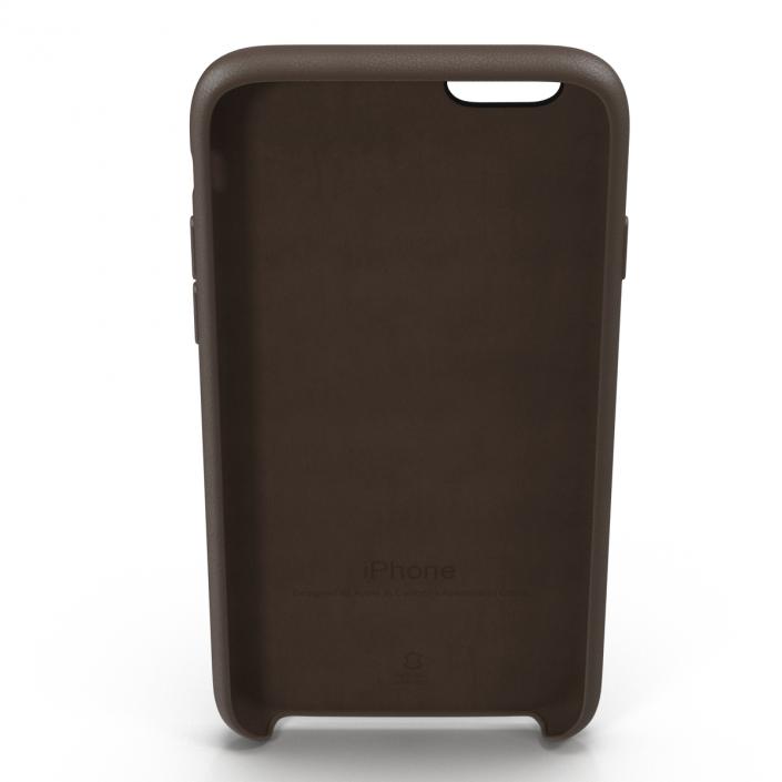 iPhone 6 Leather Case Brown 3D