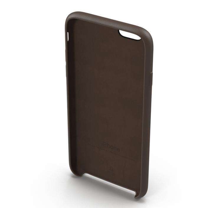 iPhone 6 Leather Case Brown 3D