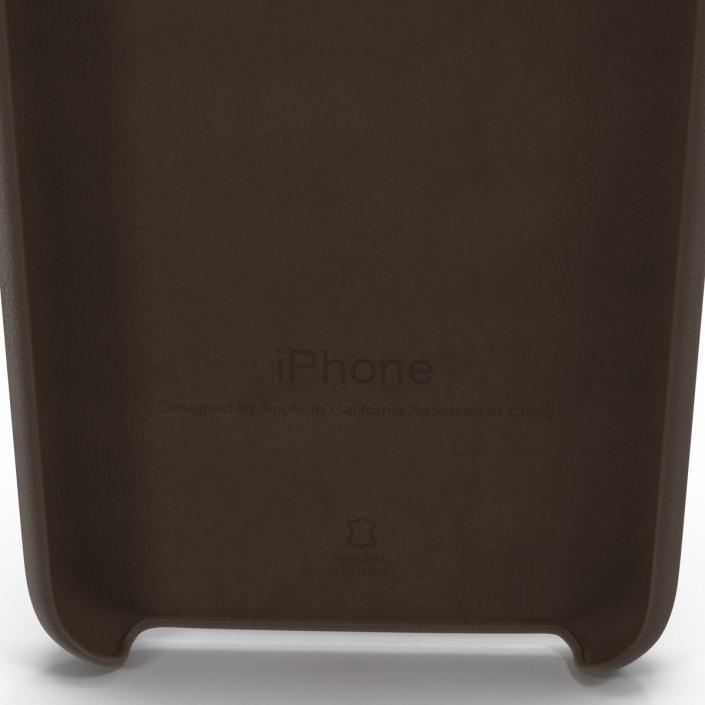 iPhone 6 Leather Case Brown 3D