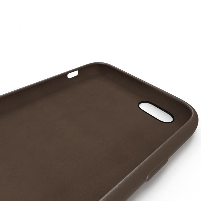 iPhone 6 Leather Case Brown 3D