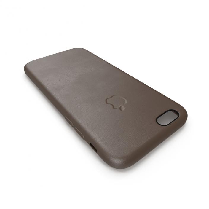 iPhone 6 Leather Case Brown 3D