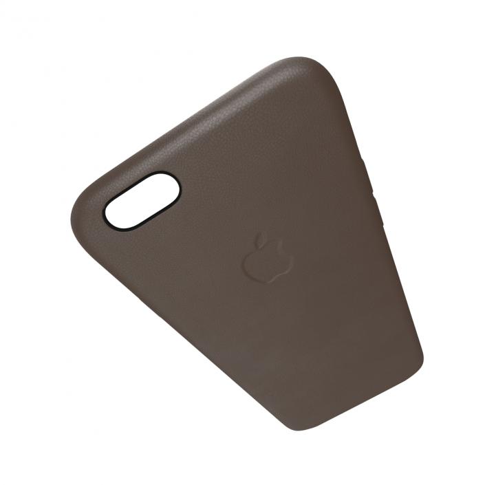 iPhone 6 Leather Case Brown 3D