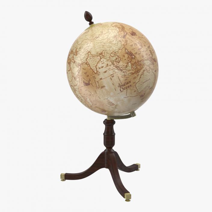 3D Antique Globe model