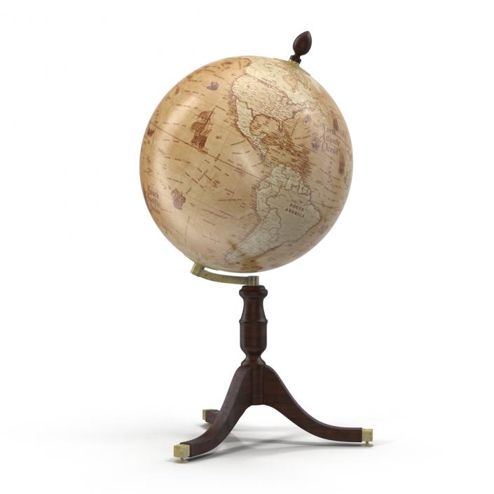 3D Antique Globe model