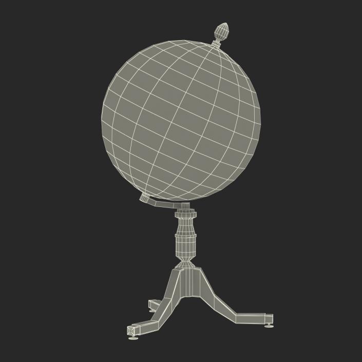 3D Antique Globe model