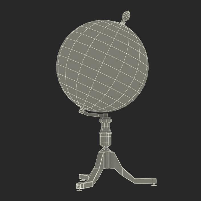 3D Antique Globe model