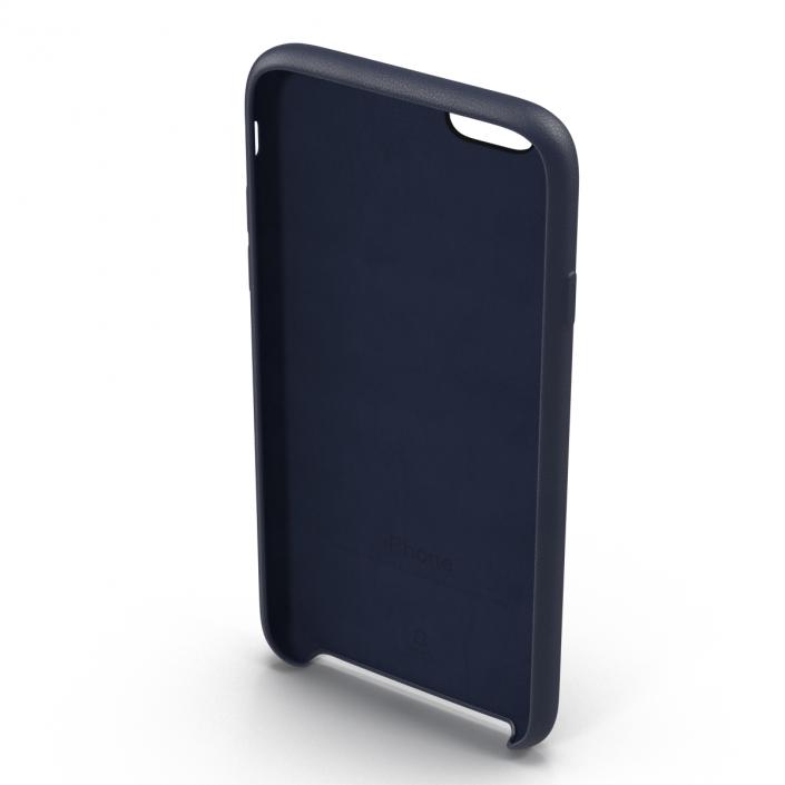 3D iPhone 6 Leather Case Blue