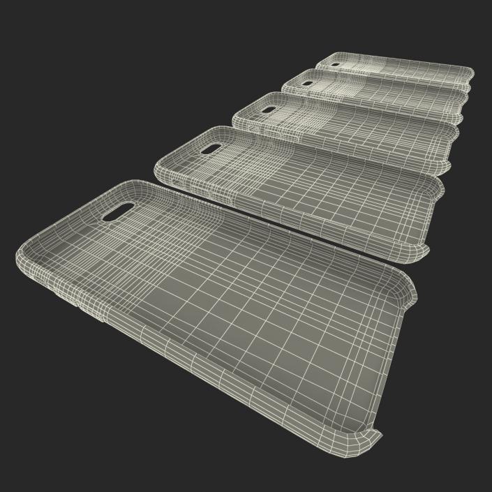 3D model iPhone 6 Leather Case 3D Models Set