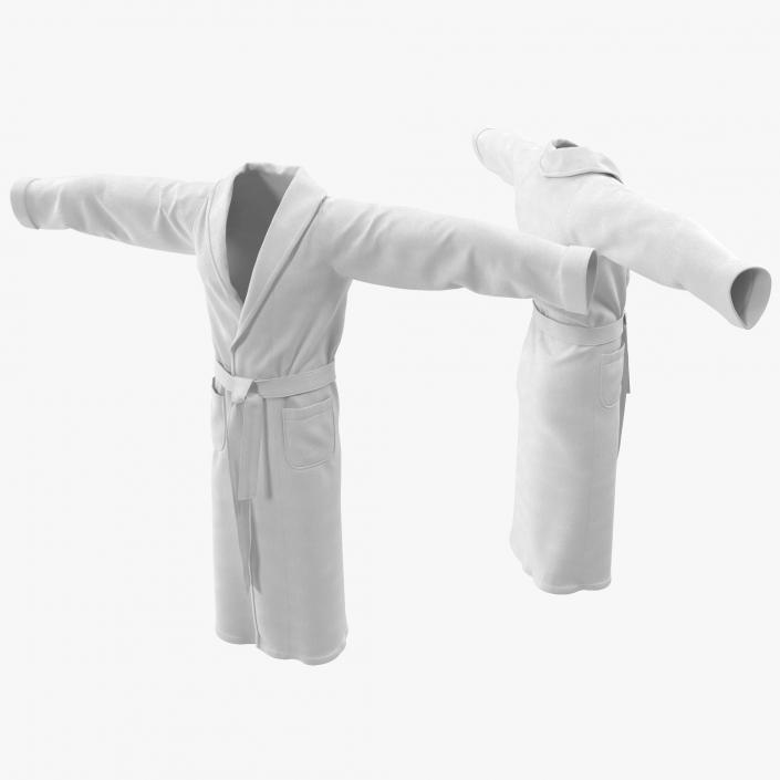 3D model Bathrobe T-Pose