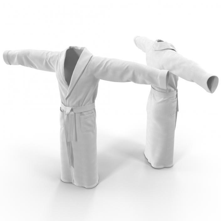 3D model Bathrobe T-Pose