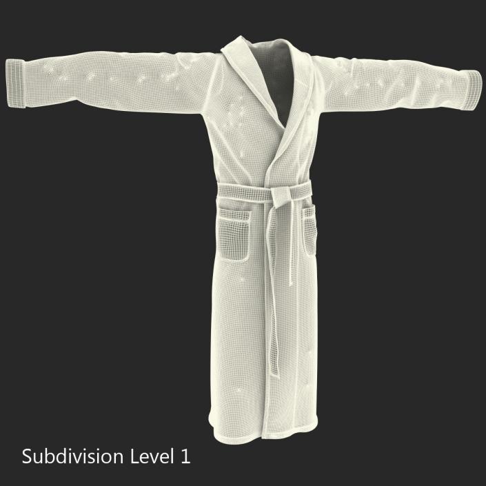 3D model Bathrobe T-Pose