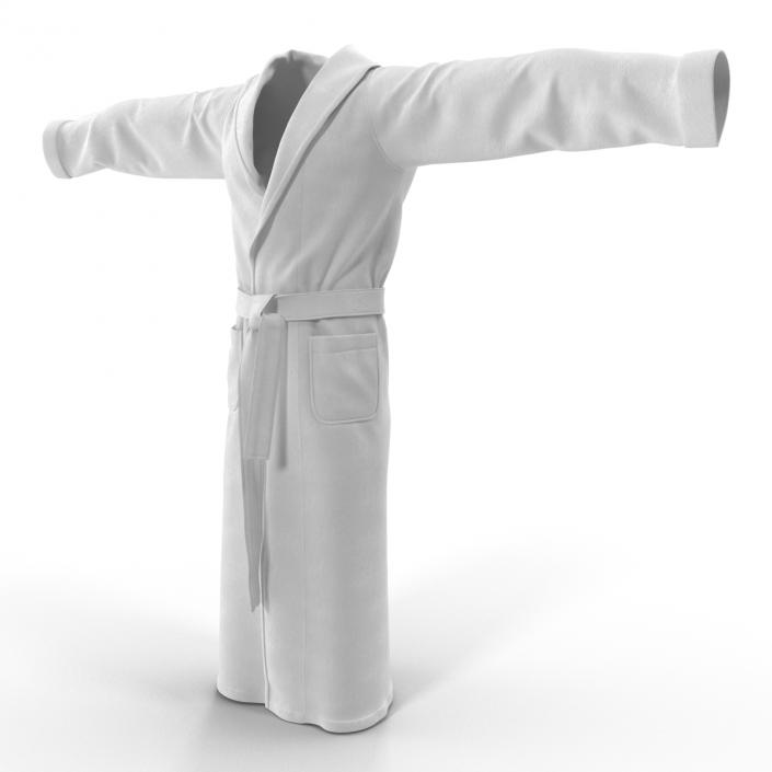 3D model Bathrobe T-Pose