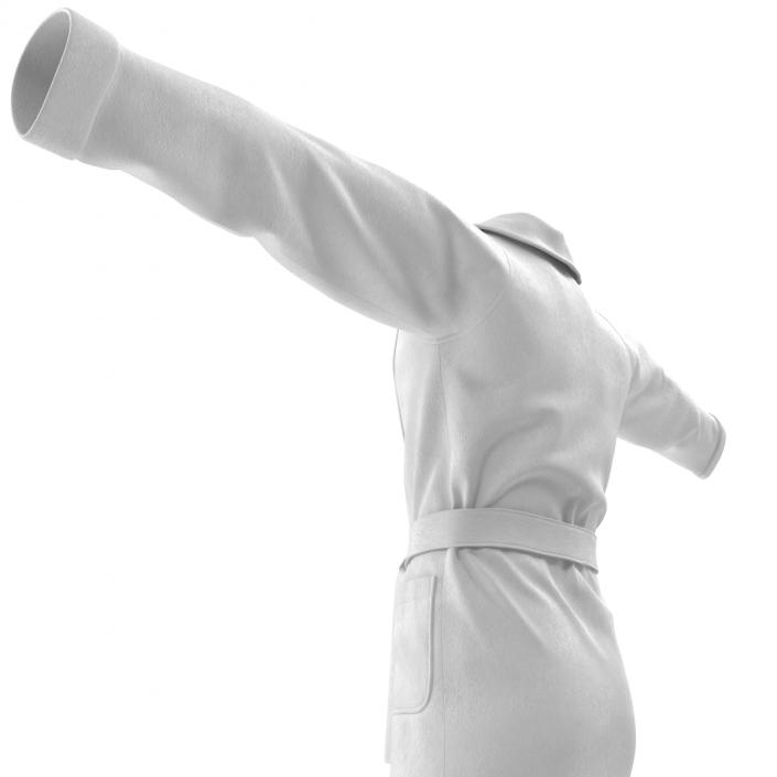 3D model Bathrobe T-Pose