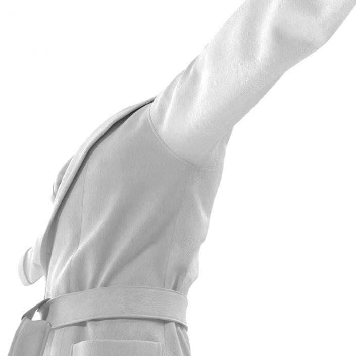 3D model Bathrobe T-Pose