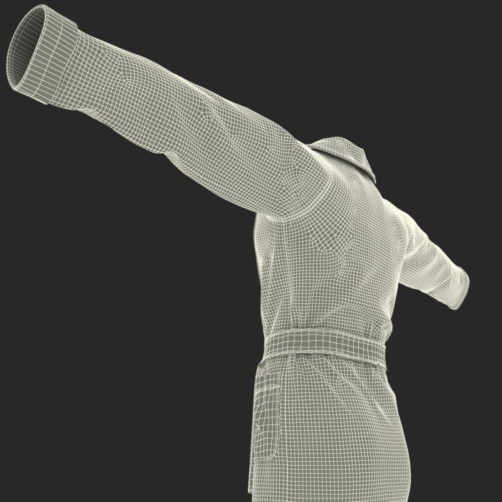 3D model Bathrobe T-Pose