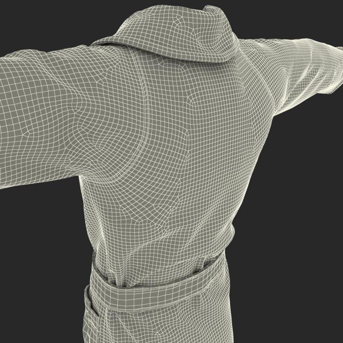 3D model Bathrobe T-Pose