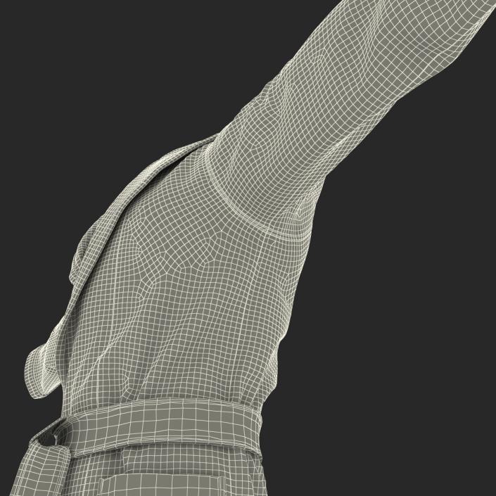 3D model Bathrobe T-Pose