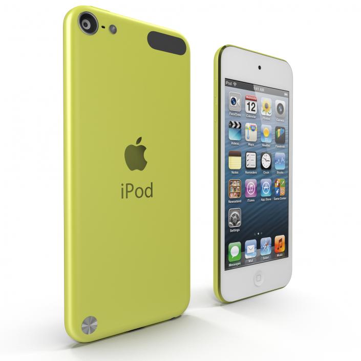 iPod Touch Yellow 3D