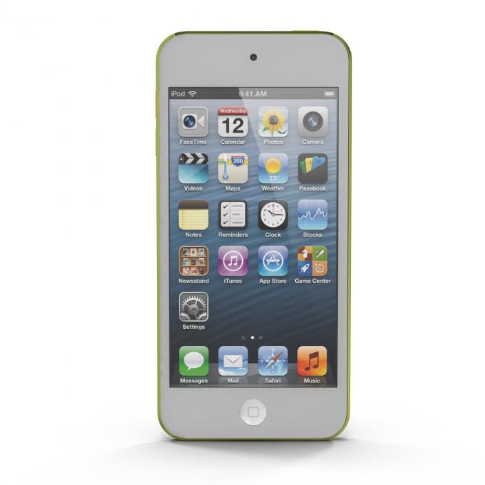 iPod Touch Yellow 3D