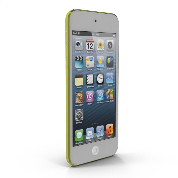 iPod Touch Yellow 3D