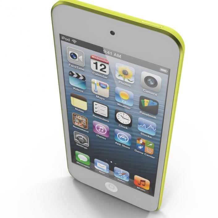 iPod Touch Yellow 3D