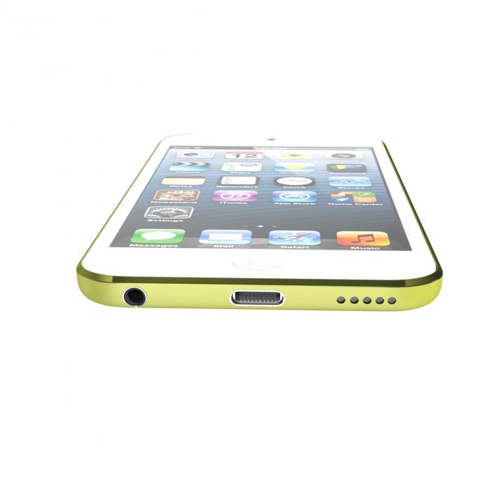 iPod Touch Yellow 3D