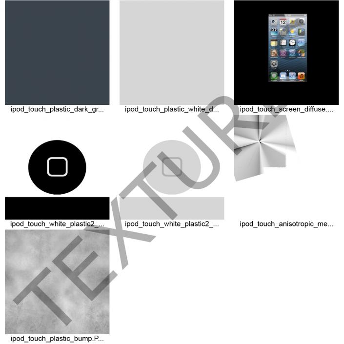 3D iPod Touch Space Gray