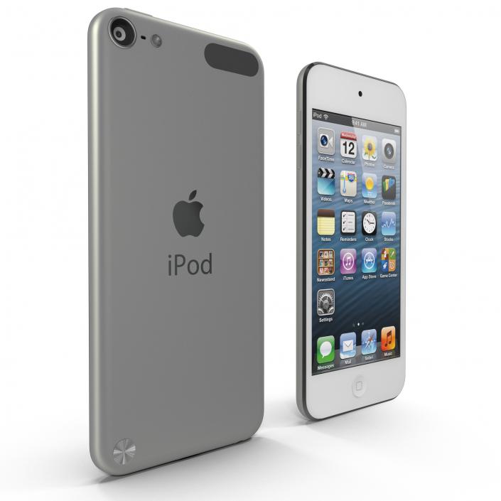 iPod Touch Silver 3D