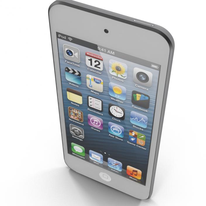 iPod Touch Silver 3D