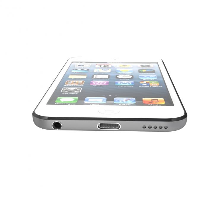 iPod Touch Silver 3D