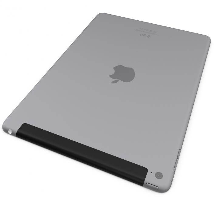 iPad Air 2 3G Space Gray 3D model