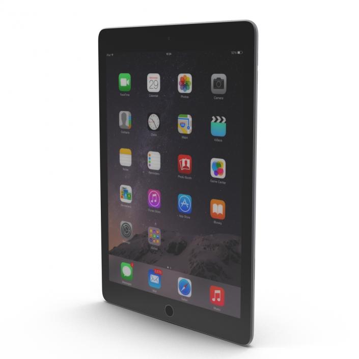 3D iPad Air 2 3G Space Gray 2