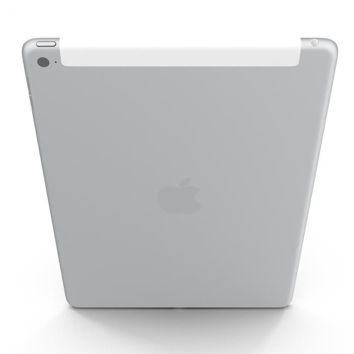 iPad Air 2 3G Silver 2 3D