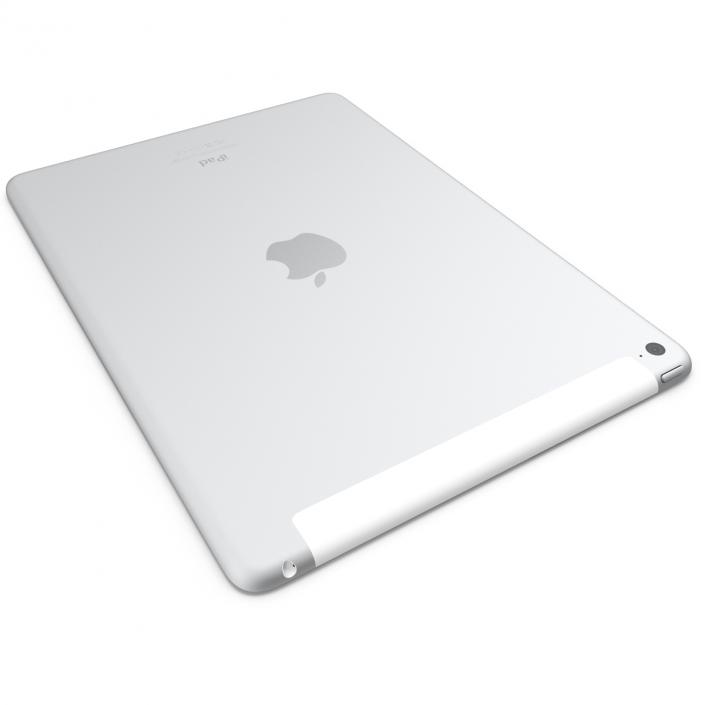 iPad Air 2 3G Silver 2 3D