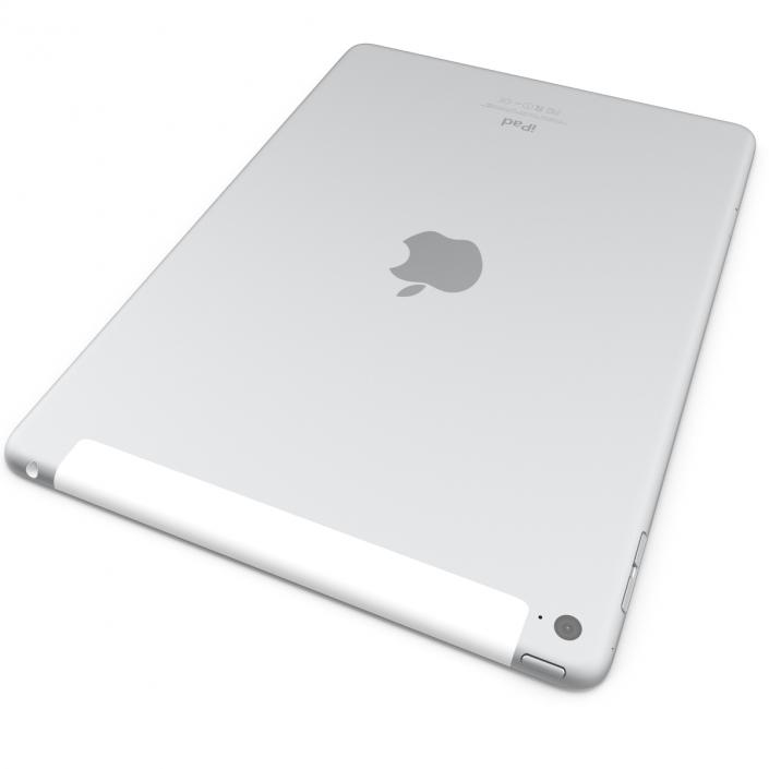 iPad Air 2 3G Silver 2 3D