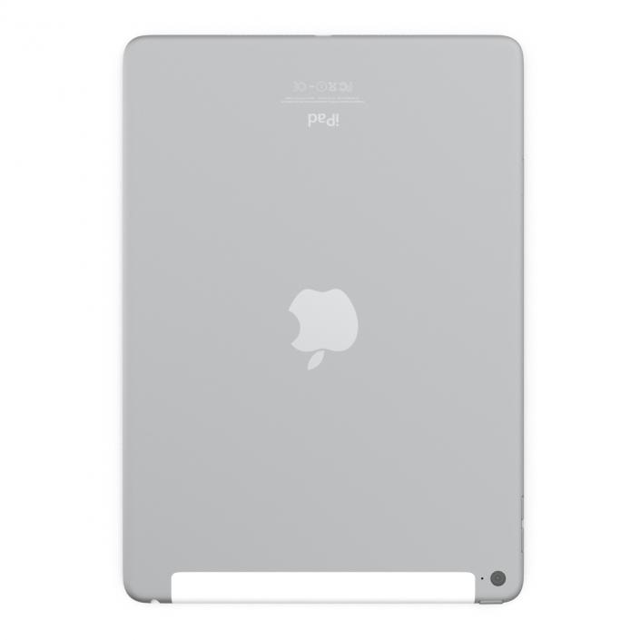 iPad Air 2 3G Silver 2 3D