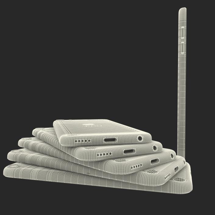 iPod Touch 3D Models Set 3D model