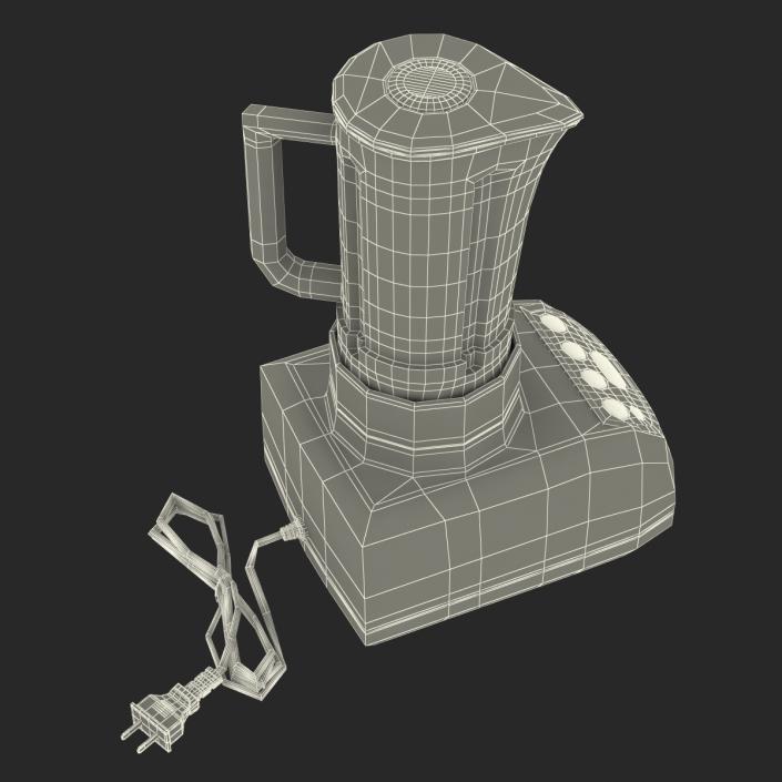 3D Blender White model