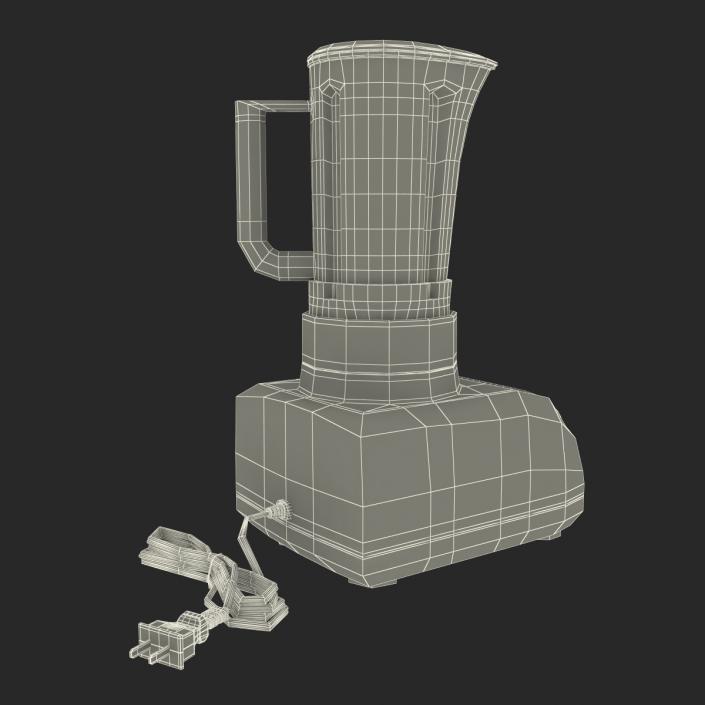 3D Blender White model