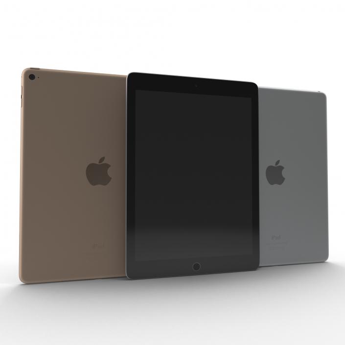 iPad Air 2 3D Models Set 3D model