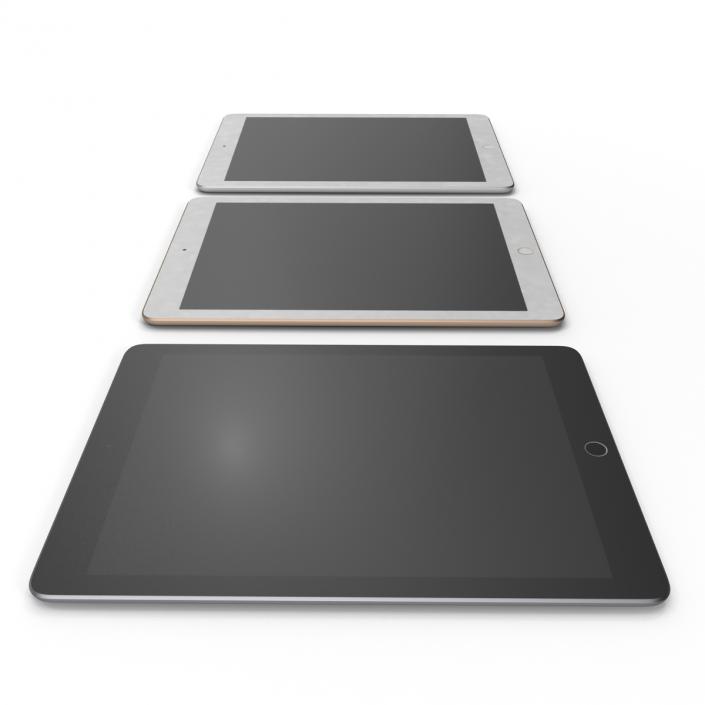 iPad Air 2 3D Models Set 3D model