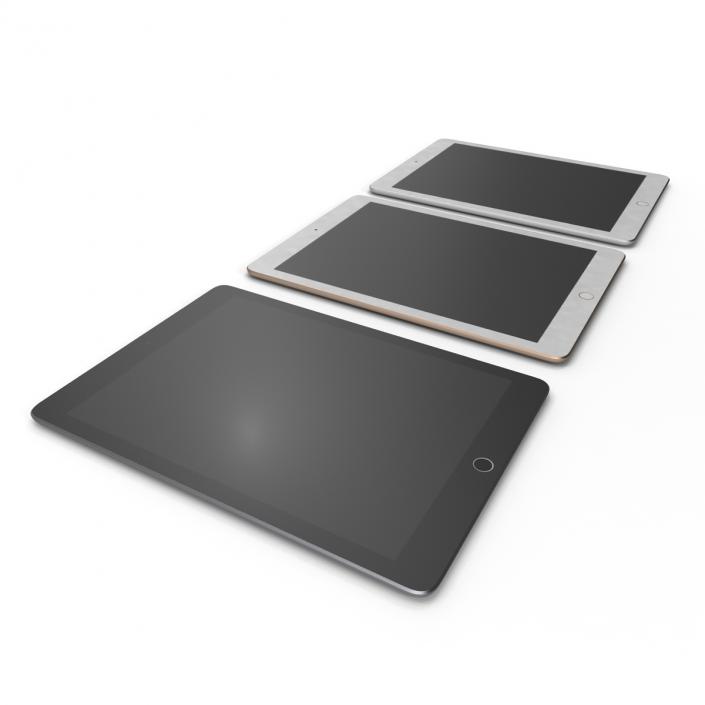 iPad Air 2 3D Models Set 3D model