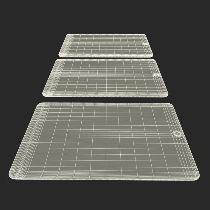 iPad Air 2 3D Models Set 3D model