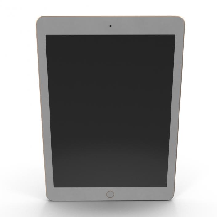 3D model iPad Air 2 Gold