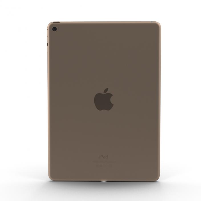 iPad Air 2 Gold 2 3D